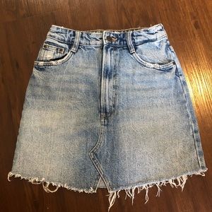 Zara authentic denim skirt